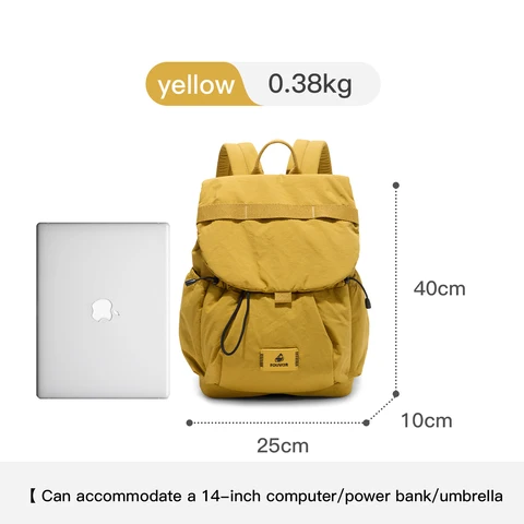 FOUVOR Дорожный рюкзак большой вместимости с несколькими карманами, устойчивый к истиранию, легкие женские сумки на шнурке с высоким отскоком 3072-03