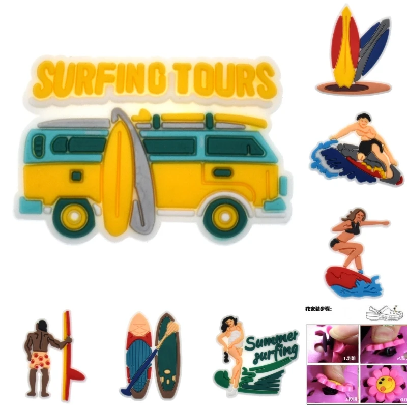 

10 шт., подвески для летней спортивной обуви