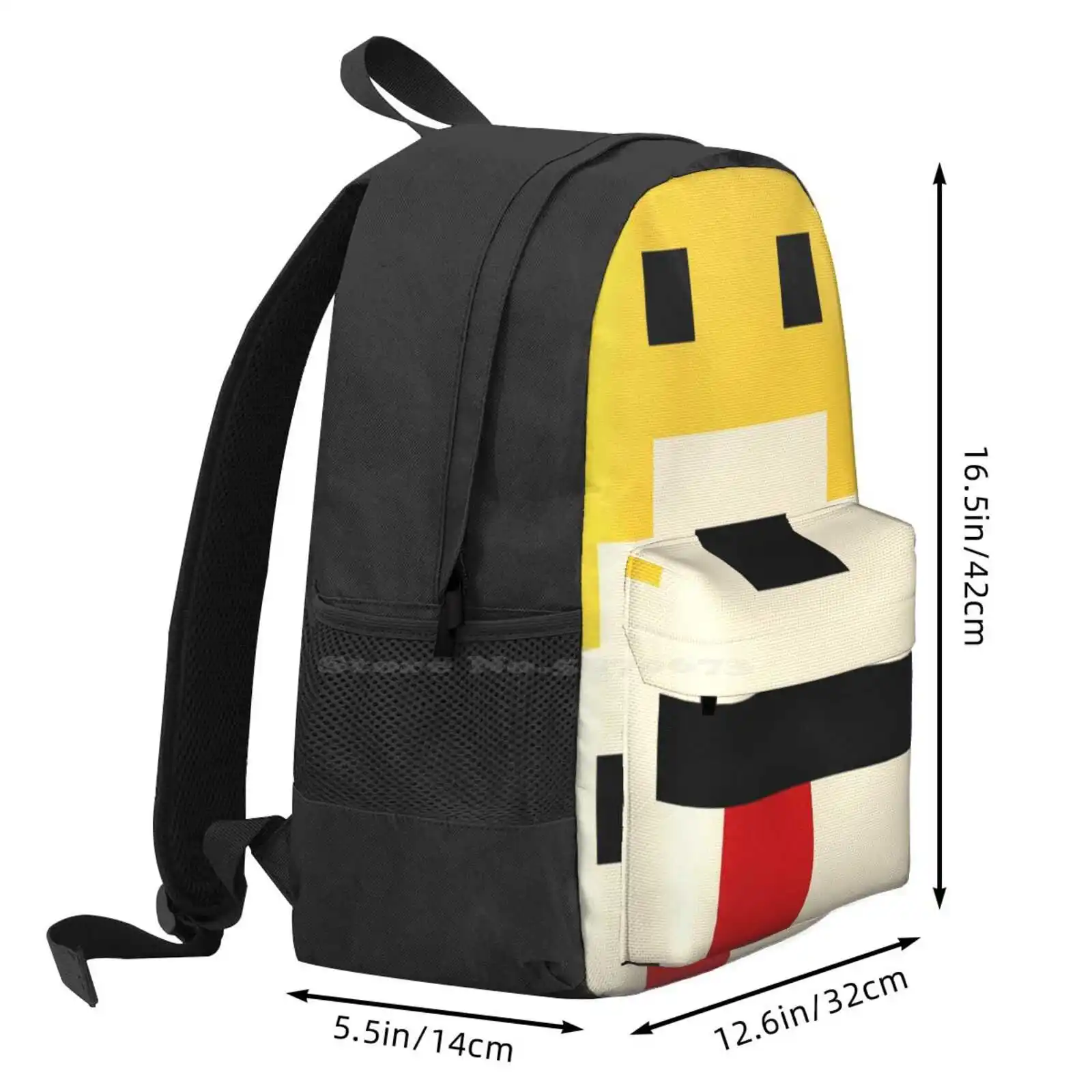 Горячая Распродажа школьный рюкзак Mr. Oizo-Flat Эрик минималистичный желтый модные