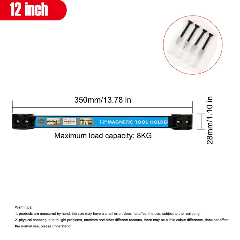 

Магнитный держатель для инструментов AXE SHAN 8/12/18 дюймов