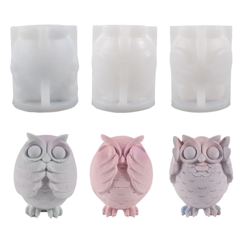 

Squinting Candle Molds Home Animal Silicone Molds Home 3D Scented Candle Resin Mould DIY Tool