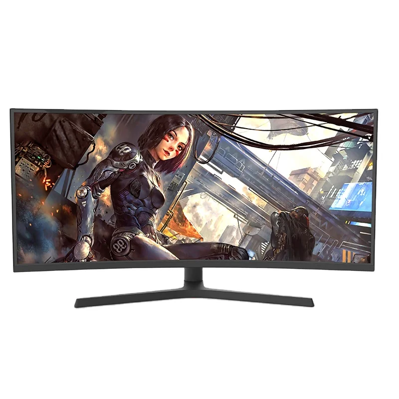 

34 inch 21:9 Flat Screen Monitors 1ms Full HD LED Panel 4K Curved Gaming Monitor Pc