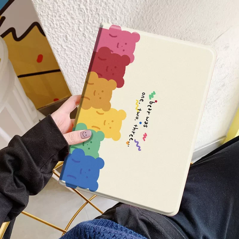 

Cover for iPad Pro 11 2020 2018 10.2 9.7 Case Soft Back Stand Smart Cover for iPad Air 2 1 3 Pro 10.5 6th 7th Gen Capa