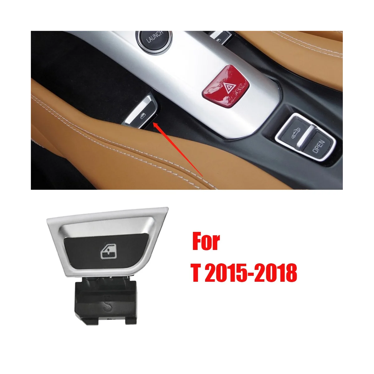 Левый электрический выключатель стекла + подставка 309097 для Ferrari California T 2015-2018