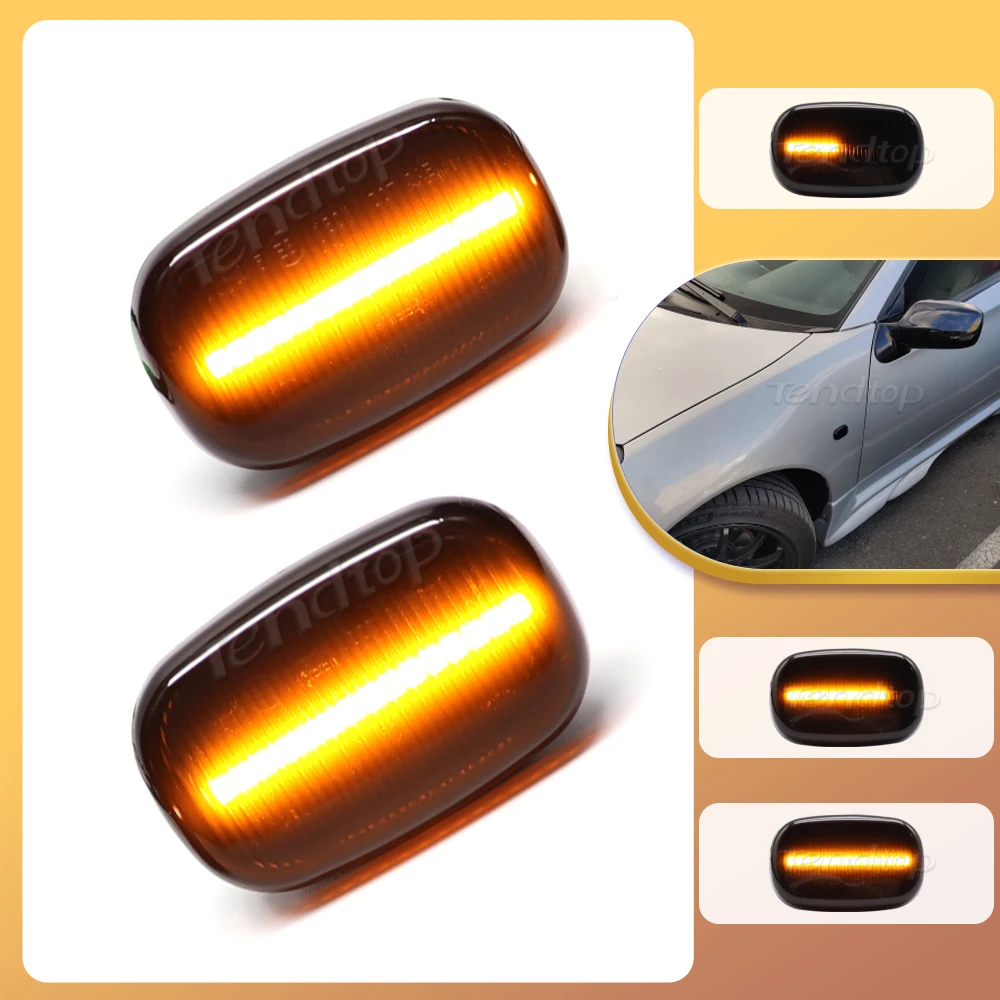 Динамический Боковой габаритный фонарь, указатель поворота для Toyota Corolla Celica caldine Camry Hilux Probox Fielder Avensis RAV4 Prius Runx