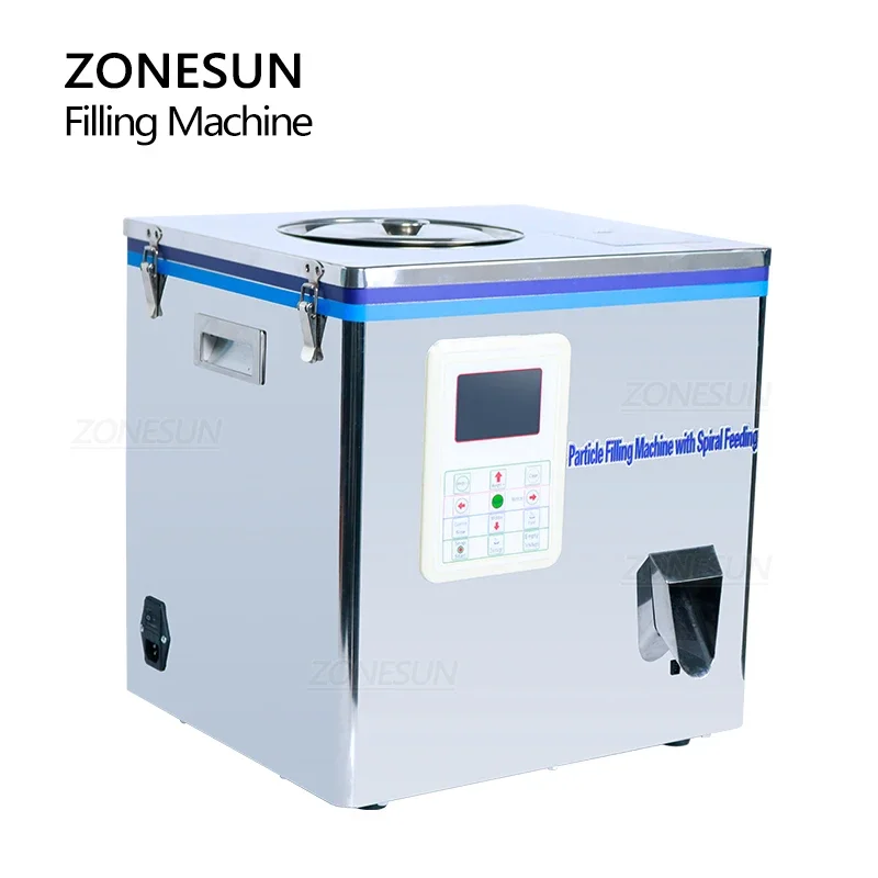 ZONESUN автоматическая машина для взвешивания чая упаковочная саше банка гранулы