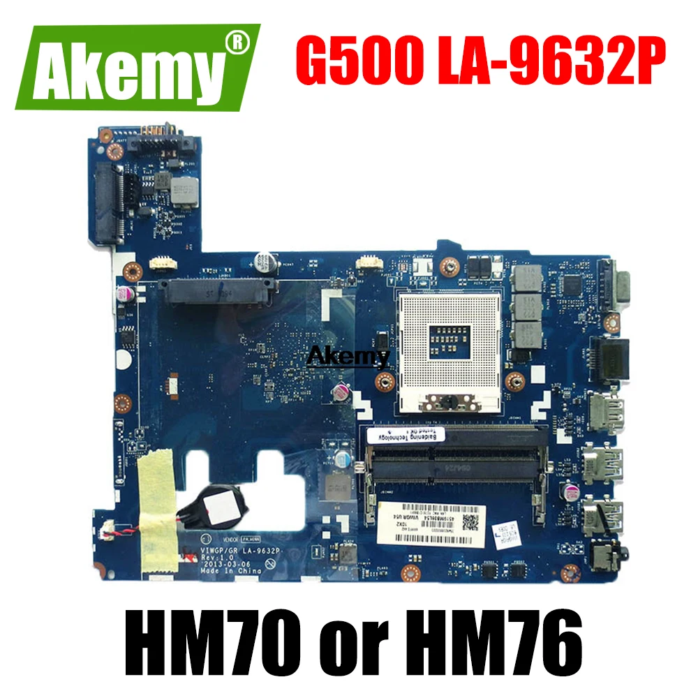 

LA-9632P материнская плата для ноутбука Lenovo G500 la-9632p материнская плата HM70 HM76 DDR3 тест