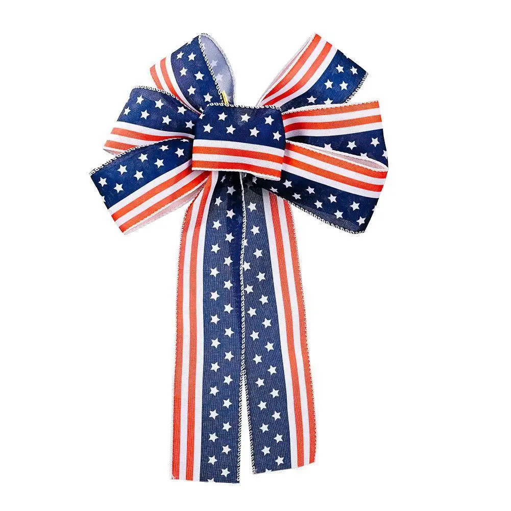 

American Independence Day Bow Decor Big Bow Ornament Independence Party Supply