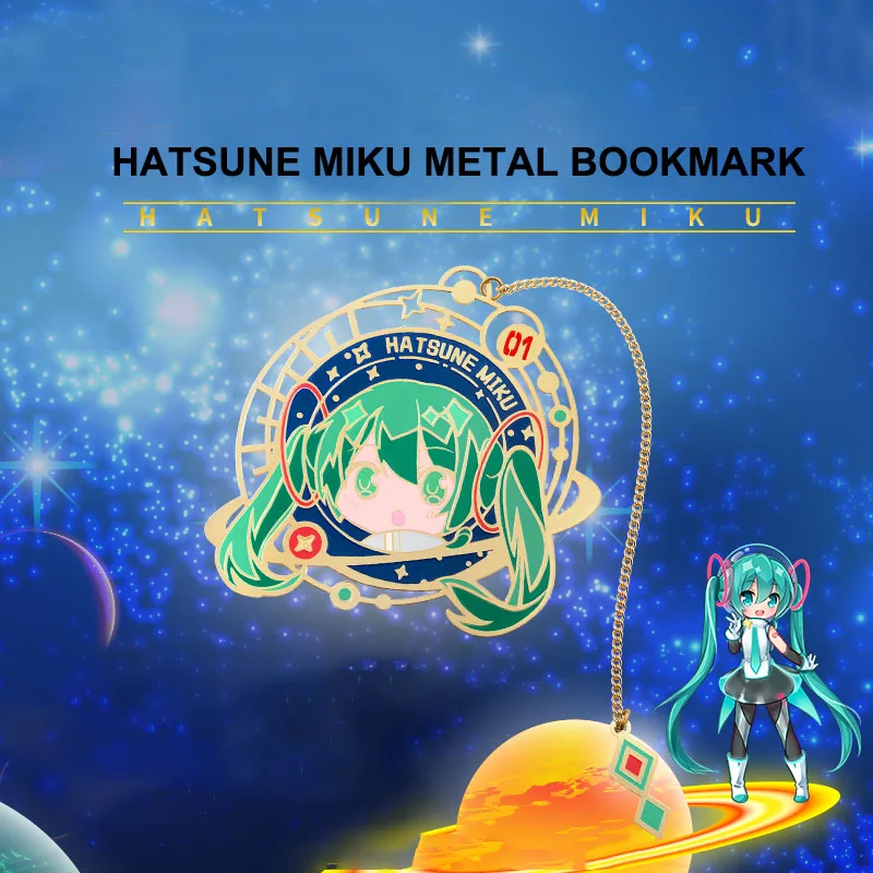 

Официальная японская шапка из аниме Мику суне, металлическая Закладка, школьные канцелярские принадлежности для учеников, Детские Подароч...