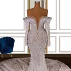 Роскошные свадебные платья, модель 2022 года, юбка-годе, стиль Женский, индивидуальный пошив