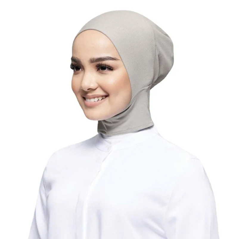 

2022 модный ПРЕМИУМ ДЖЕРСИ мусульманская внутренняя шапка стрейч Хиджаб Женский платок однотонный мусульманский тюрбан головной убор