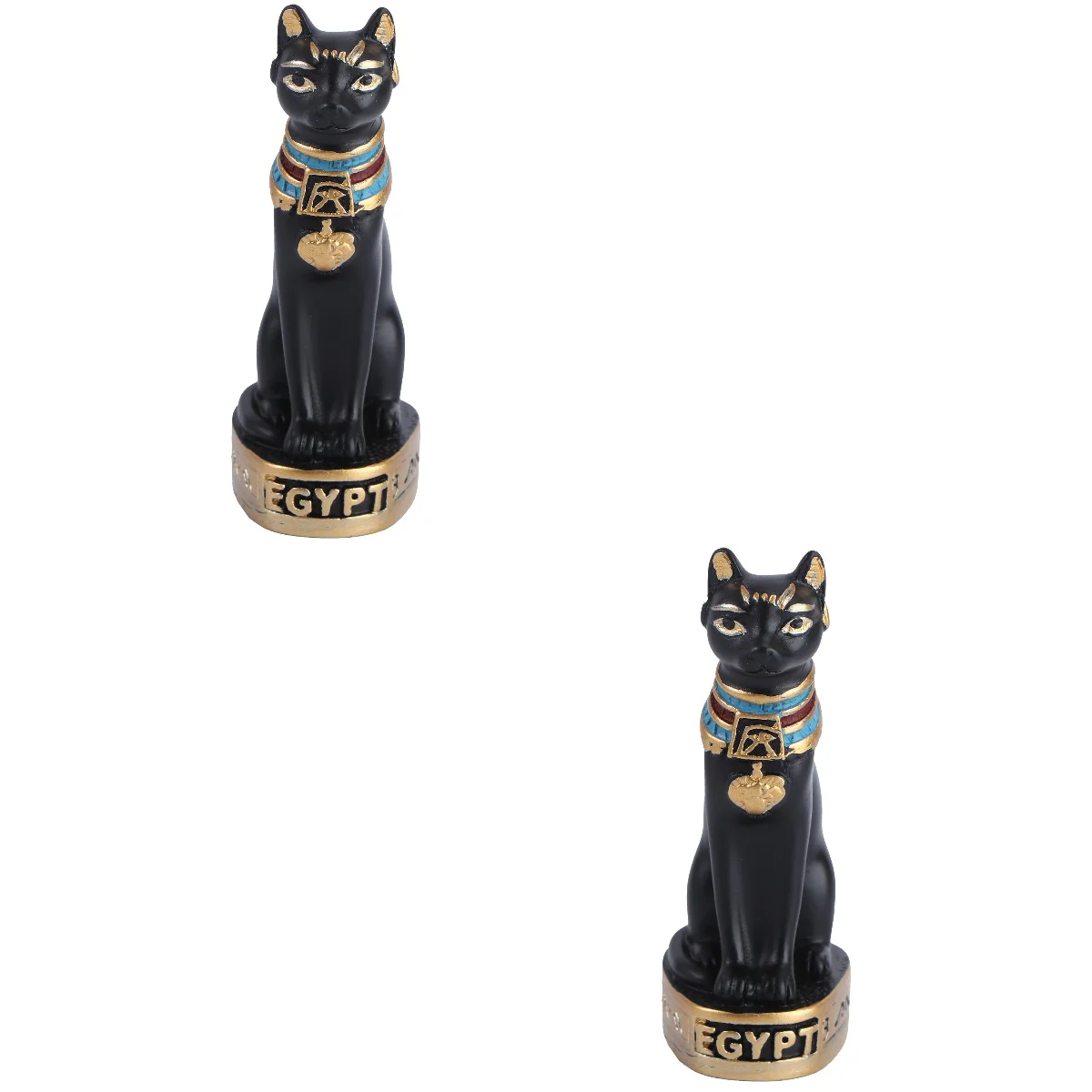 

Cat Egyptian Statue Egypt Figurines God Figurine Resin Ancient Sculpture Bastet Ornament Deity Goddess Fortuneof Artists
