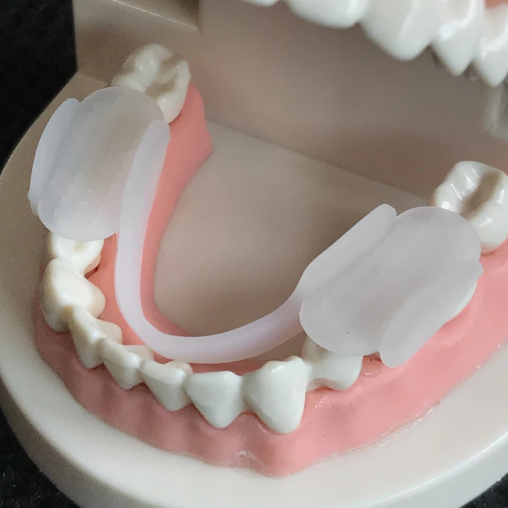 

Portable Anti-wear Teeth Grinding Brace Snoring Mouthguard Anti Snoring Teeth Guard Silicone Teeth Cover Guard Pad Care Tools