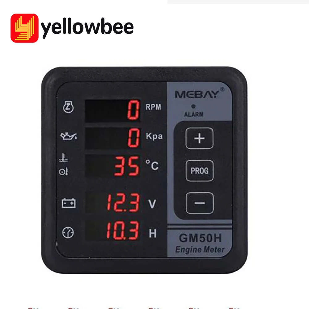 Контроллер генератора GM50H многофункциональный цифровой Измеритель двигателя