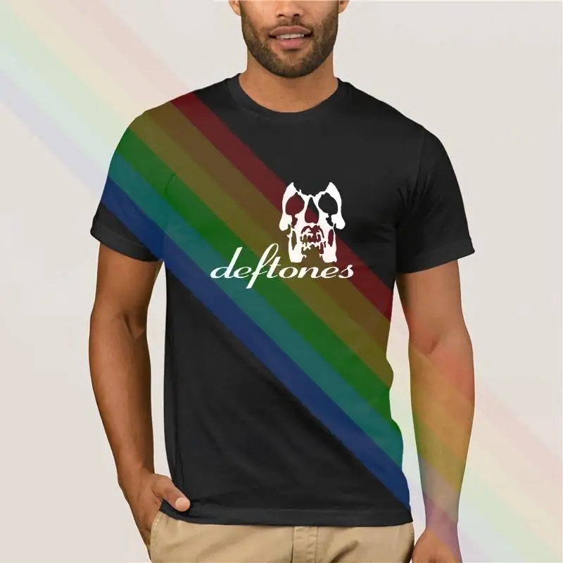 

Deftones Skull Top Selling Printed Men Women Summer 100% Cotton Black Tees Male Newest Top Popular Normal Tee Shirts Unisex