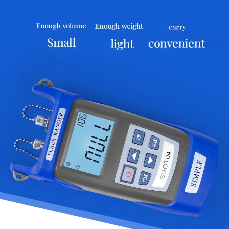Handheld Simple OTDR 60km Optical Fiber Ranger 1310/1550nm FTTH SM Mini OTDR Optical Cable Breakpoint Locator Fiber Ranger with