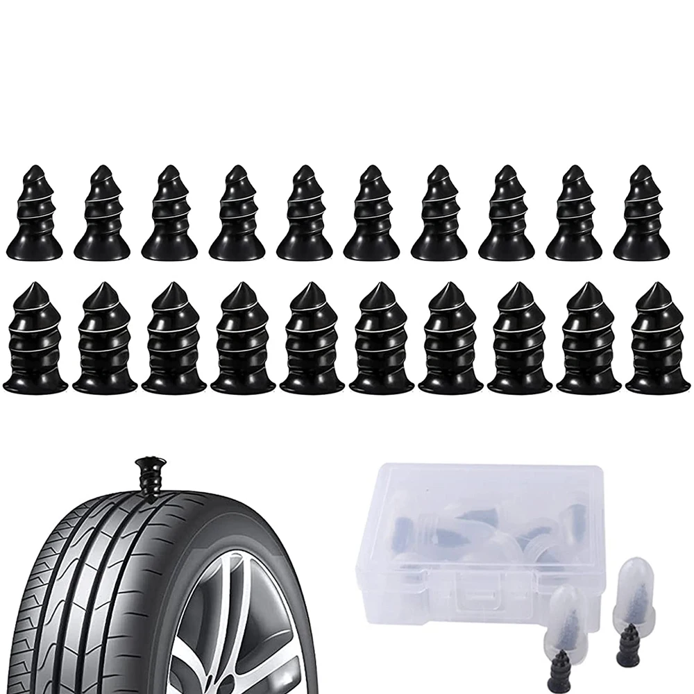 

10pcs Vacuum Tyre Repair Nail for Car Trucks Motorcycle Scooter Bike Tire Puncture Repair Universal Tubeless Rubber Nails