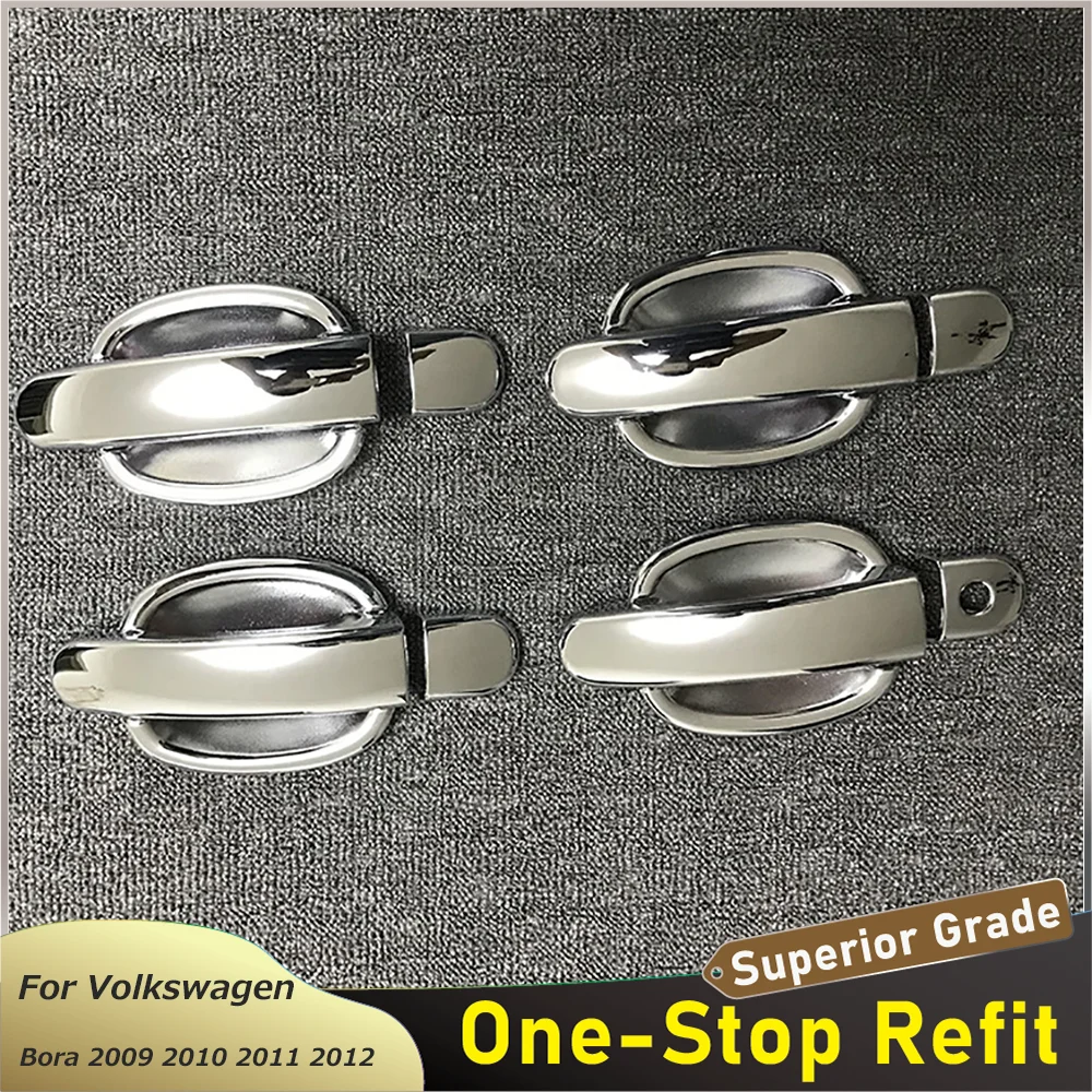 

Fit For Volkswagen Bora 2009 2010 2011 2012 Car Exterior Door Handle Cover Trim Stickers Auto Accessories