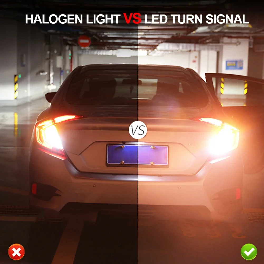 Автомобильные светодиодные лампы T15 W16W Canbus без ошибок 4014SMD аксессуары для салона