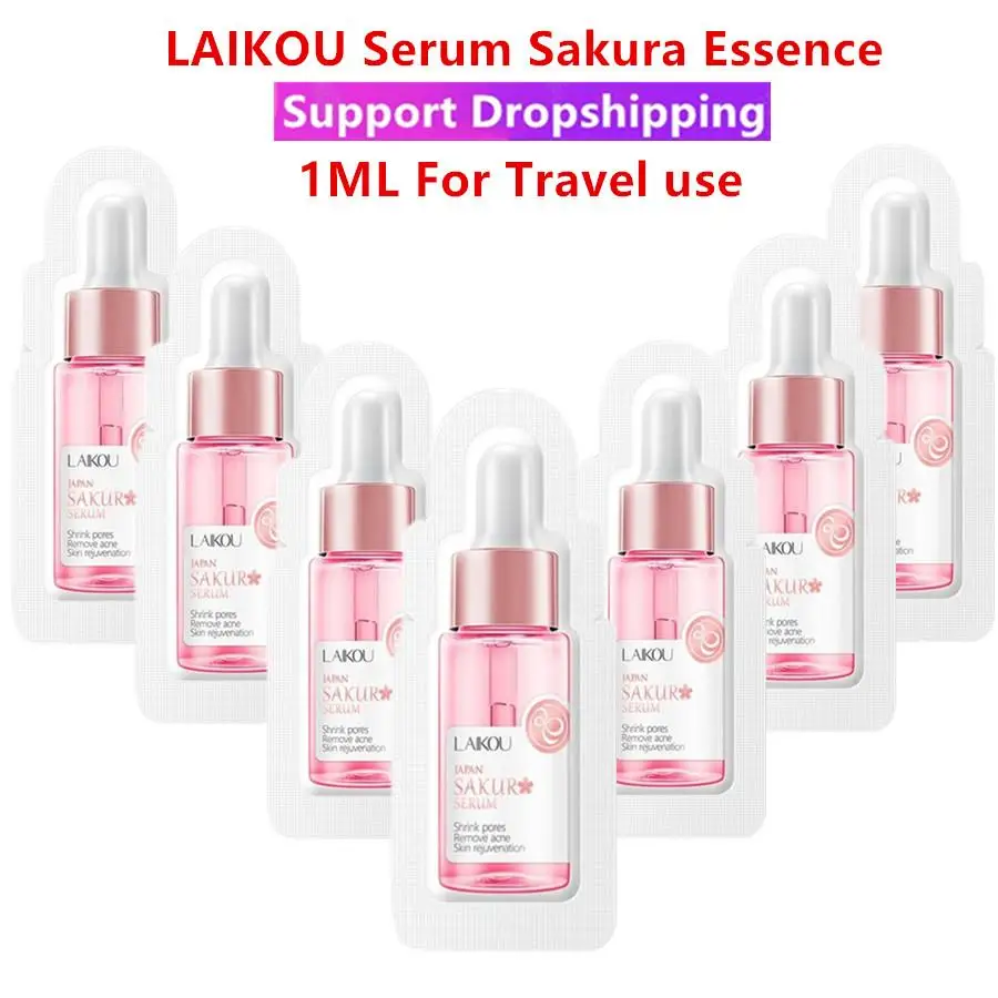 

1/2/3/5 Lot 1ml Hyaluronic Acid Japan Peptide Serum Whitening Skin Hydration Relieve Face Care Essen Vc Moisturizing Brighten