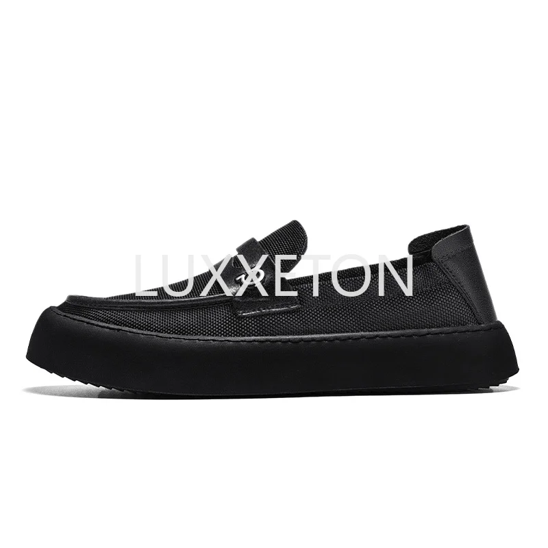 

Men's Leather Shoes Spring New Loose Casual Men Shoes Korean Version Simple Soft Soled Business Leather Shoes Shoes for Men