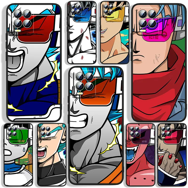 

Personality Dragon Ball Phone Case For OPPO Realme 5 6i 6s 7 7i(Global) 8 8i Pro 5G Realme Narzo 50A Narzo 50i Black Silicone
