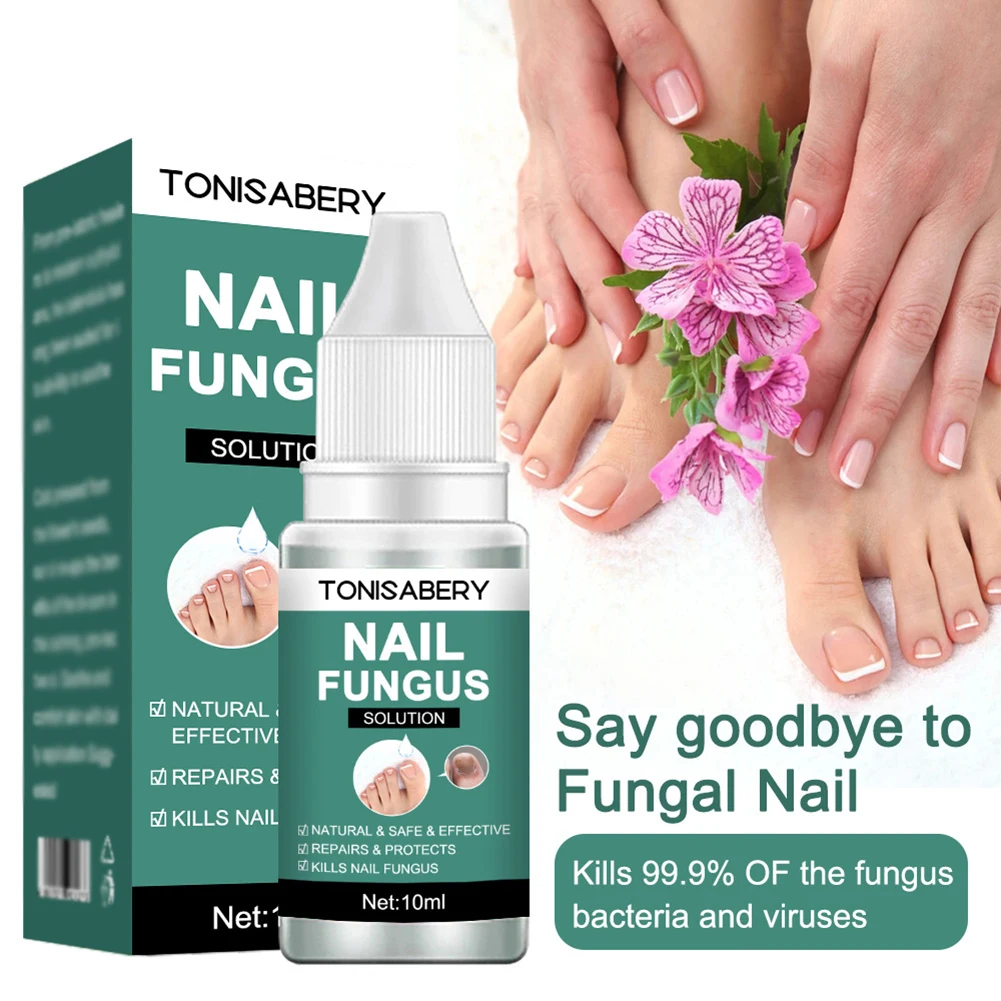 

10 Pcs Nail Fungal Treatment Essence Paronychia Onychomycosis Nail Care Nail Fungus Removal Solution Foot Nails Repairing Serum