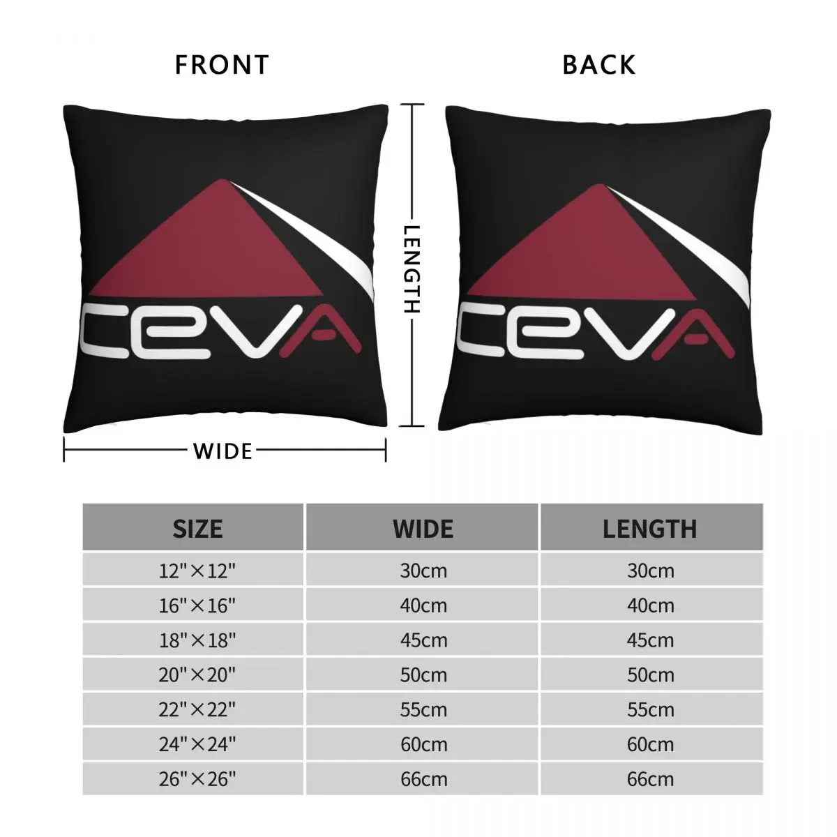 Рисунок 4 - Дизайнерская квадратная наволочка Ceva