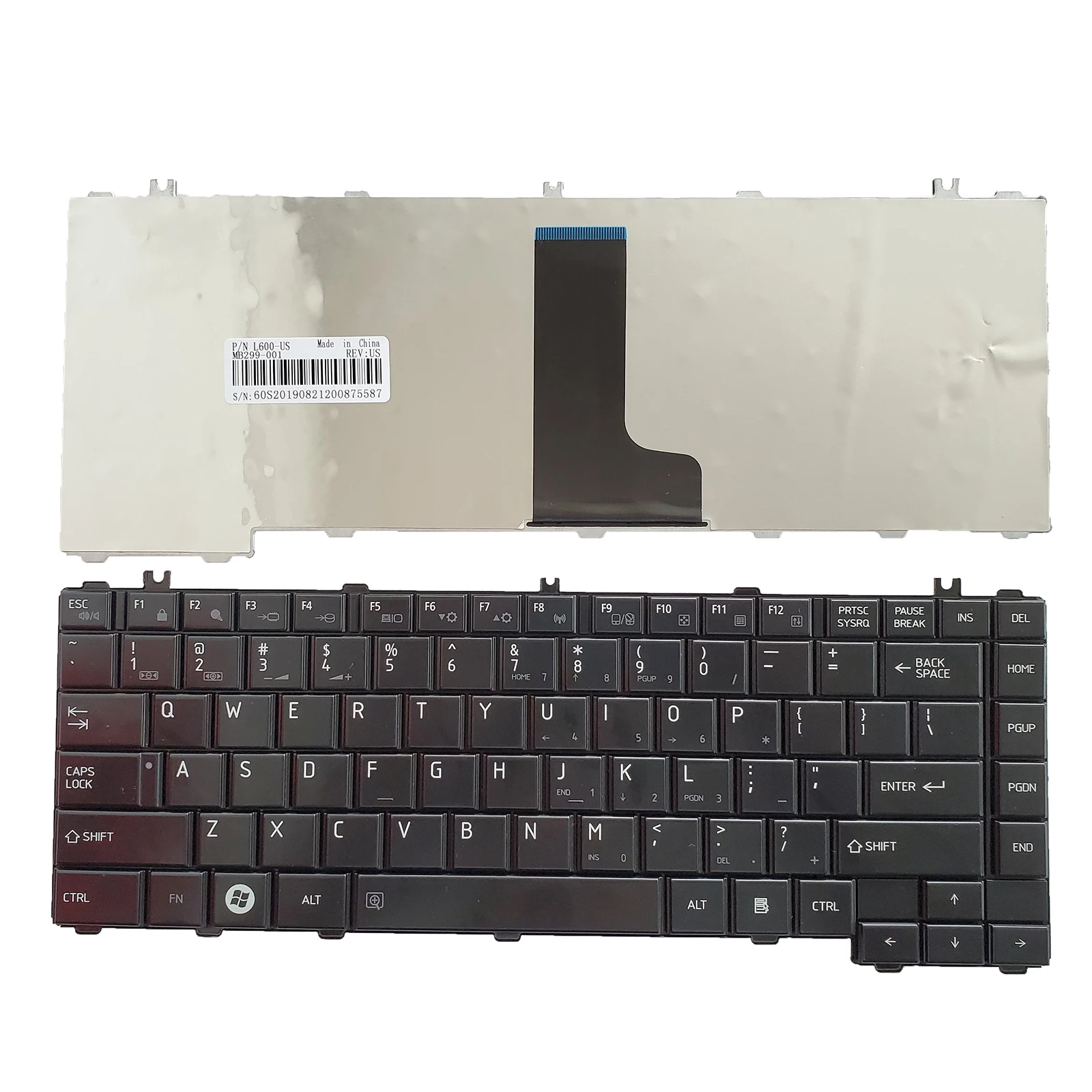 Клавиатура US для Toshiba Satellite C600 C640 C640D C645 C645D L600 L600D L630 L745D
