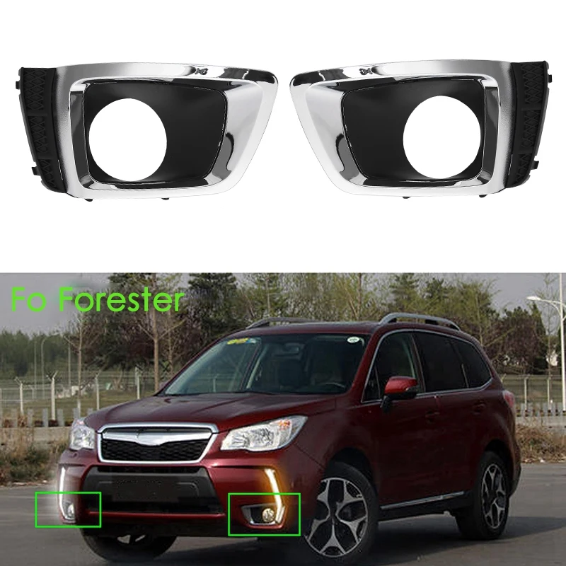

Car Fog Light Cover Fog Lamp Frame Trim For Subaru Forester 2014 2015 2016