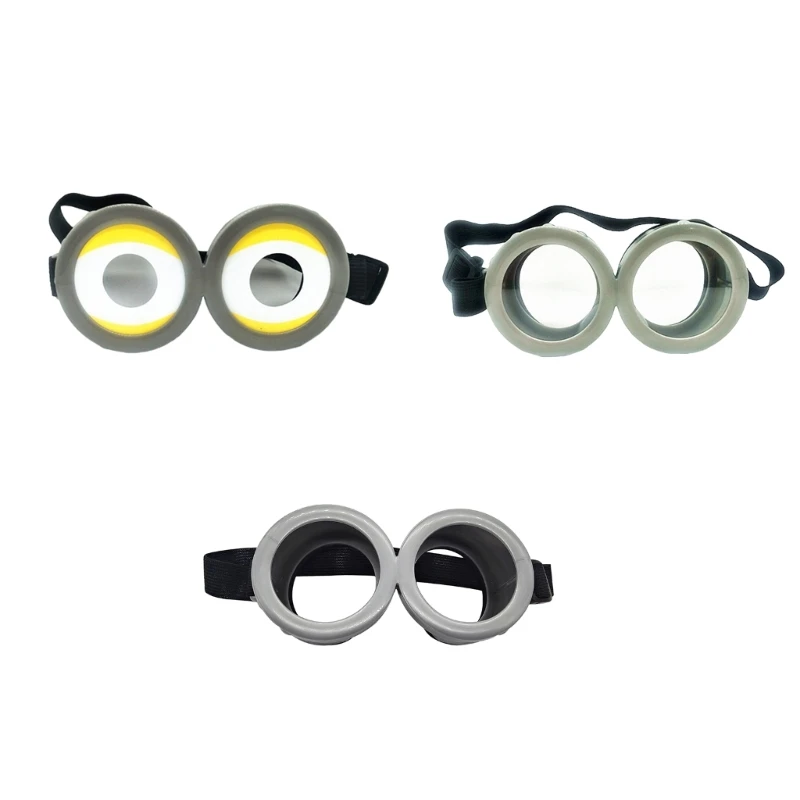 

Q0KE Despicables Me очки очки костюм миньонов для косплея, Хэллоуина и нарядов для вечеринок миньоны официальные очки подарок