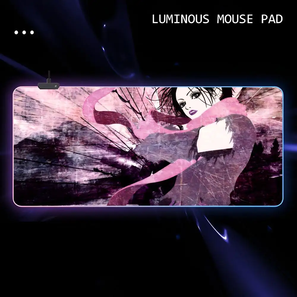 N-NaNa O-Osaki Аниме Настольный декор Коврик для мыши с подсветкой коврик Геймер