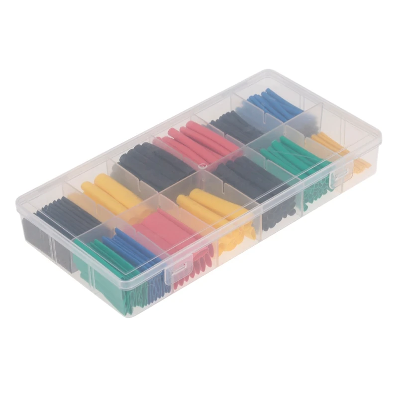 Акция! 280 шт. термоусадочные трубки для проводов 2:1 5 цветов |