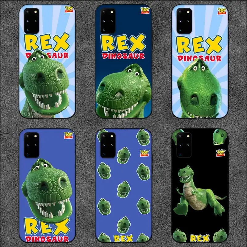 

Disney Toy Story Rex Dinosaur Phone Case For Samsung Galaxy S10 S20 S21 Note10 20Plus Ultra Shell