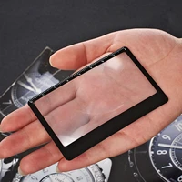 magnifier 3x magnifying ultra thin convenient magnifiers credit card portable pocket magnifier with hd reading mirror
