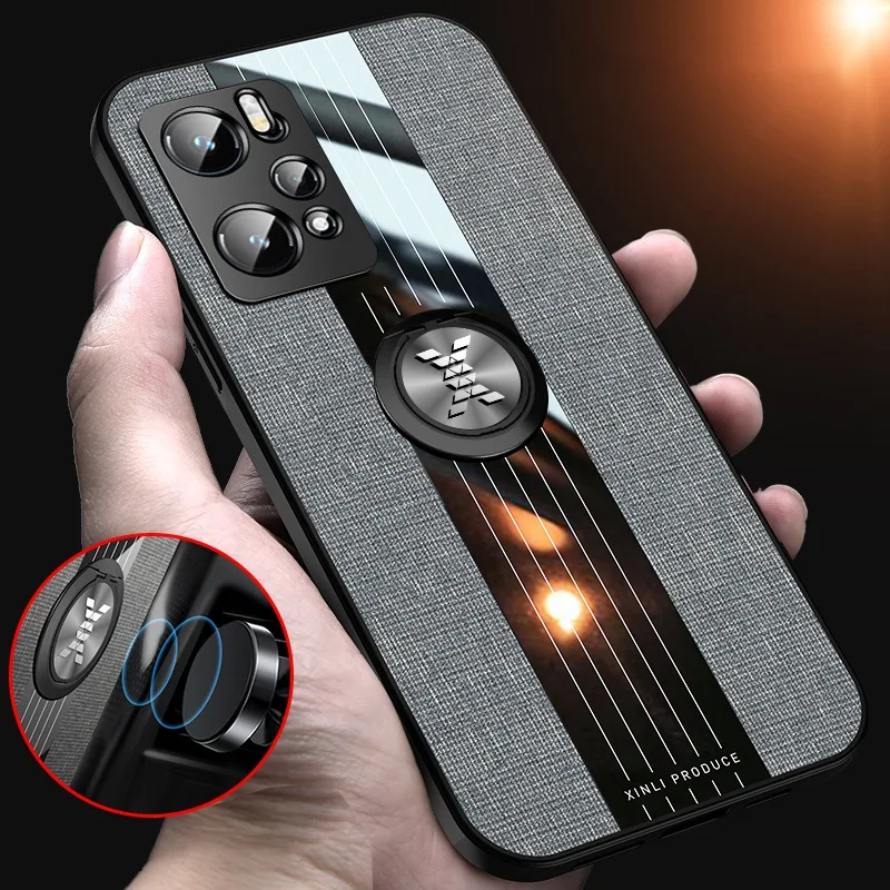 luxury cloth matte phone case for realme gt neo 2 2t master ring holder cover case for realme narzo 30 5g 30a q2 q3 pro carnival free global shipping