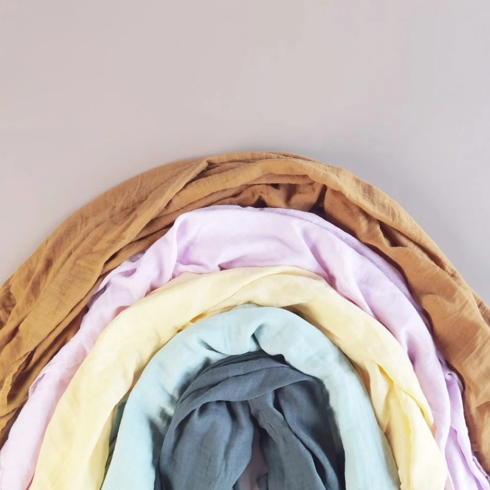 

Детское покрывало из муслина, однотонное, 120 х120 см, спальное одеяло