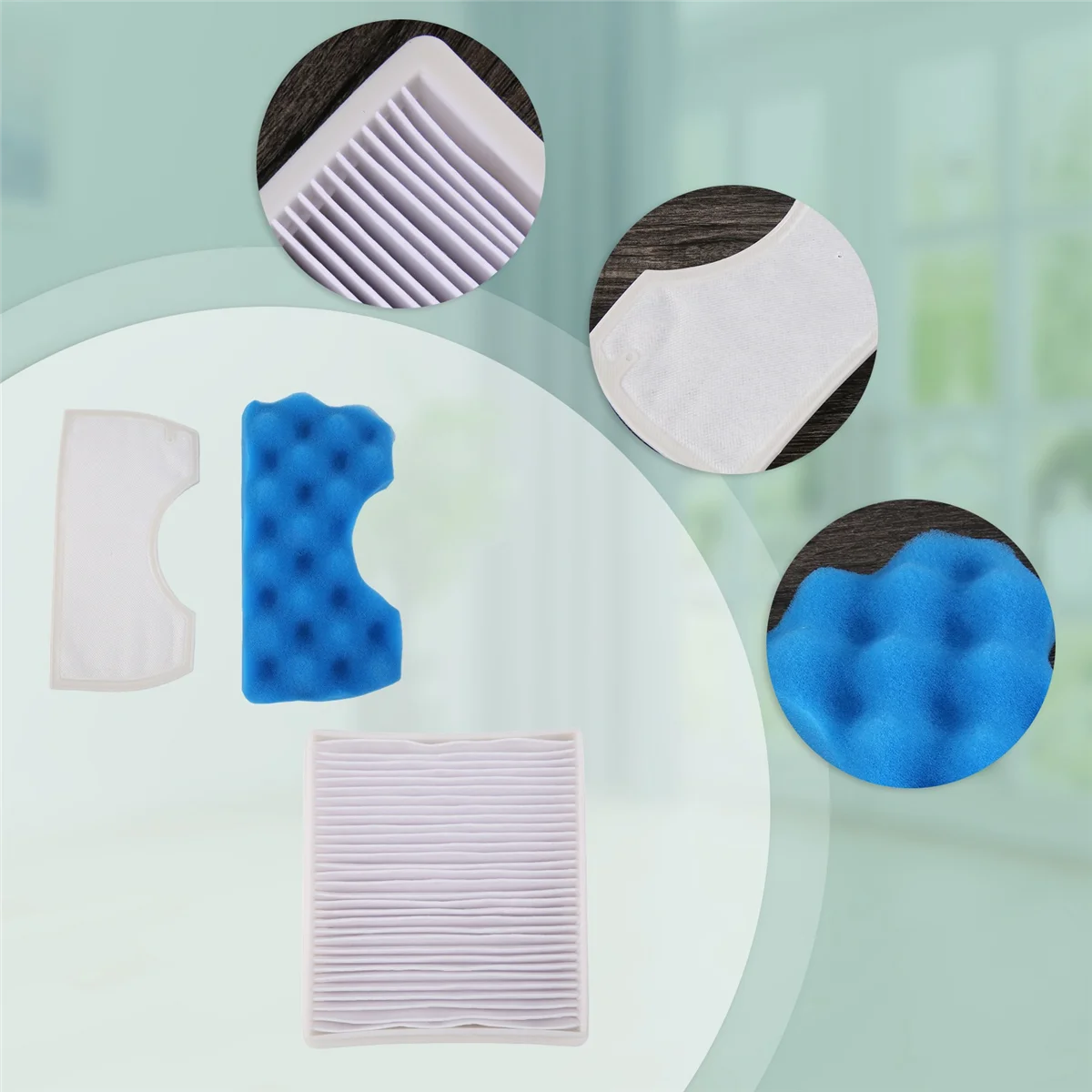 1 шт. фильтр от пыли H11 НЕРА + комплект голубых фильтров Для Samsung SC4300 SC4470 VC-B710W...