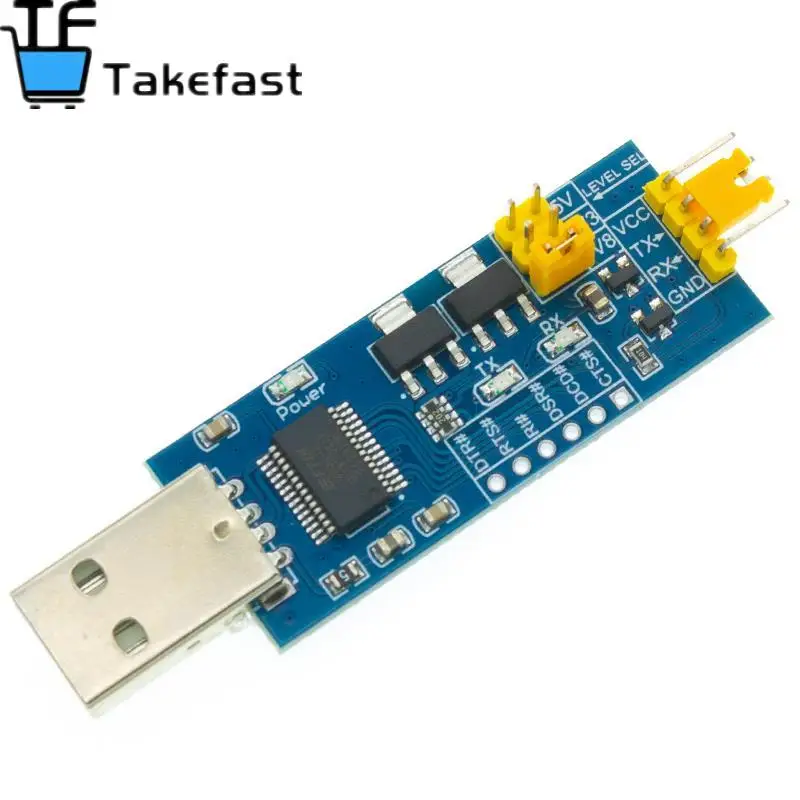 Модуль последовательного порта USB FT232RL для TTL маленькая плата 5 в 3 1 8 уровень