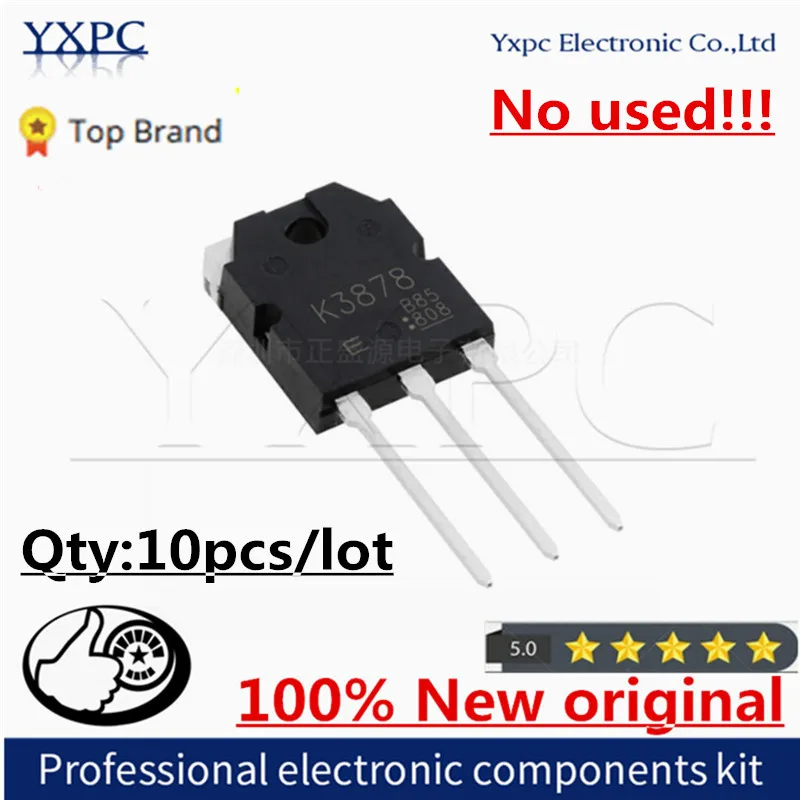 

100% New Imported Original K3878 2SK3878 TO-247 N-Channel MOS Type Switching Regulator Applications 9A 900V