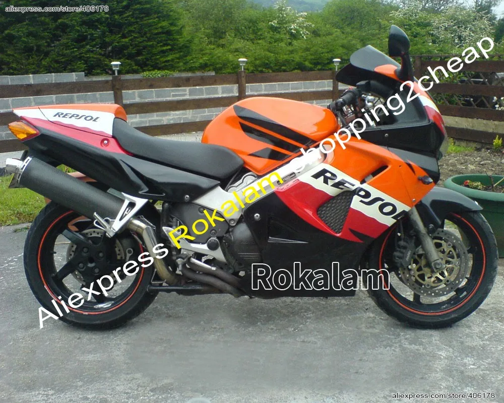 Комплект обтекателей для Honda VFR800RR 98-01 VFR800 RR VFR 800 1998-2001 VFR800R 1998 1999 2000 2001, обтекатели из ABS-пластика (art.: 3920d82db460d) - 3920d82db460d