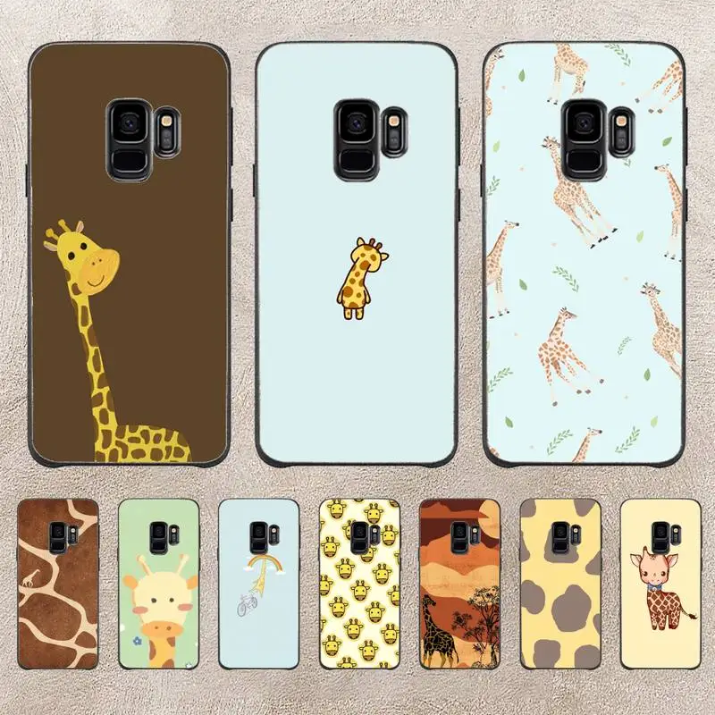 

Cartoon Animal Giraffe Phone Case For Samsung Galaxy J200 J2 Prime J2 Pro J6 2018 J250 J4 Plus J415 J5 Prime J7