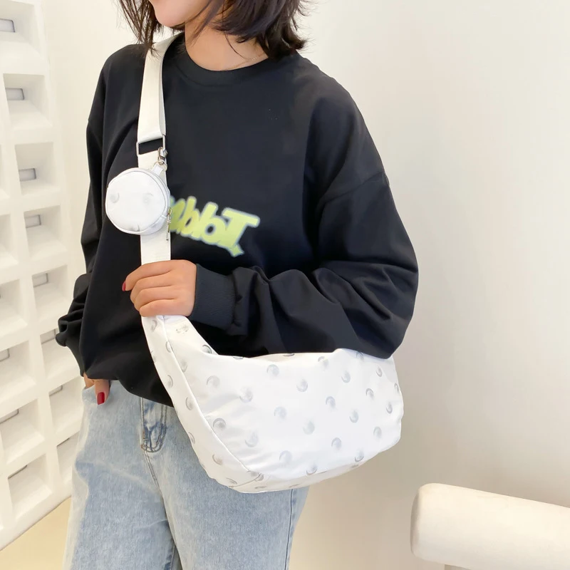 2022 Bags Women's Autumn and Winter New Trends Small Shoulder Bags Fashionable High Quality Messenger Dumpling Bags Personality