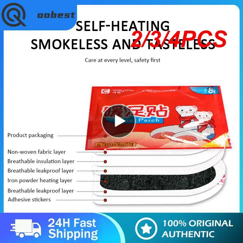

2/3/4PCS 10pair/Heating Insole Warm Stickers Paste Pads Hand Foot Winter Warm Sticker Pads Heat Packs Long Lastin Gifts For