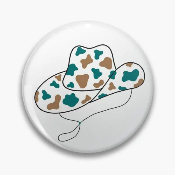 

Ковбойская шляпа из Каролины в стиле прибрежной Каролины, мягкая булавка на пуговицах, Забавный декор для любимой одежды, Мультяшные украшения, Женский значок на воротник, креативный