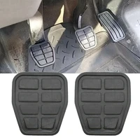 2pcs non slip car foot pedal brake clutch rubber pads cover for vw golf 1983 1992 jetta 1984 1992 car styling skid proof pads