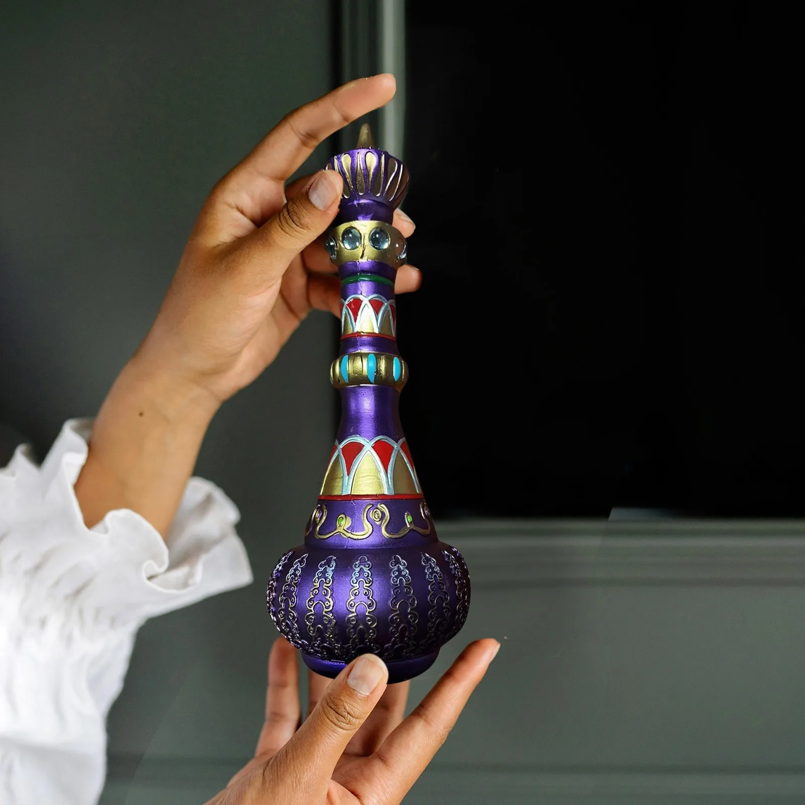 Mario-della Casa I Dream Of Jeannie Флакон Духов Второго Сезона Зеркало Фиолетовое Стекло Пагода