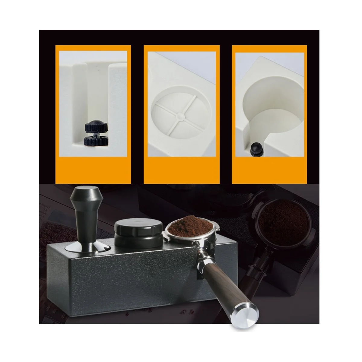 Держатель для темпера кофе подставка коврика дистрибьютора эспрессо аксессуары