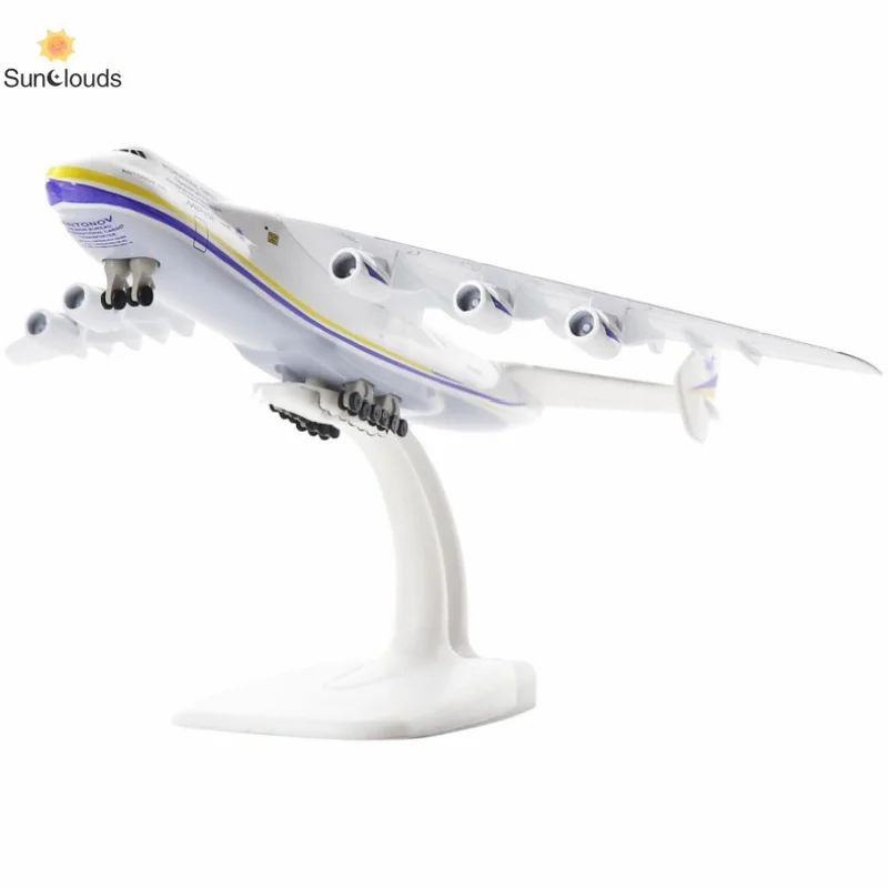 Модель летательного аппарата из литых под давлением ан-102 Mriya 225 модель военного