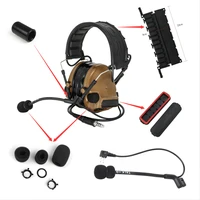 tactical headset accessories comtac microphone for tactical headset peltor comtac iii hunting shooting headset mic sponges brac